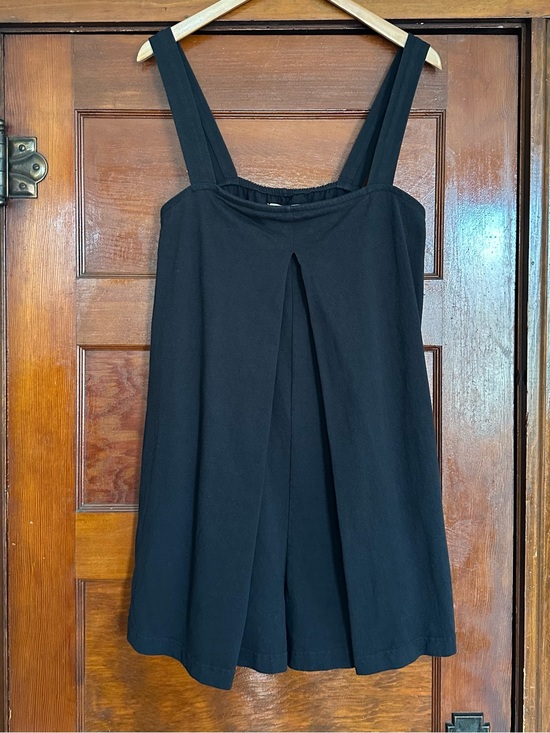Free People Pants - Free People Black Beach Nichola Pleated Sleeveless Romper Size Large Casual Boho